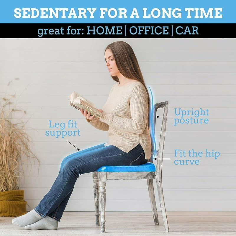 Silicone Gel Honeycomb Cushion pillow with Non-Slip Cover ‚Äì Soft, Breathable Support for Home, Office, Car & Wheelchair - Medaid International