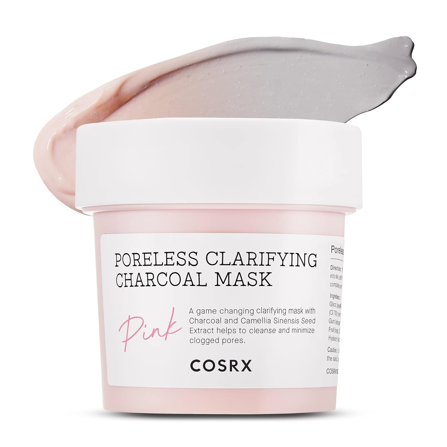 cosrx-poreless-clarifying-charcoal-mask-pink-110-g - Medaid