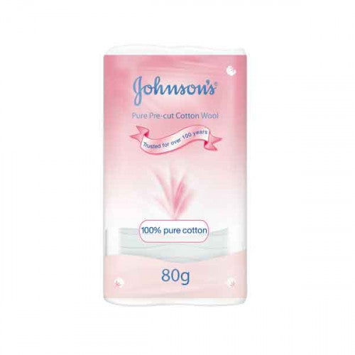 Johnson's Cotton Wool Precut - 80 G - Medaid