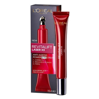 L'Oreal paris revitalift laser x3 anti-ageing power eye cream 15 ml - Medaid