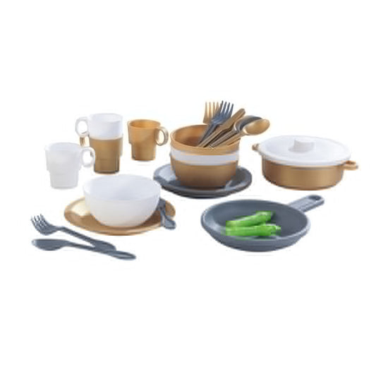27-Piece Cookware Set - Modern Metallics By KIDKRAFT - Medaid International