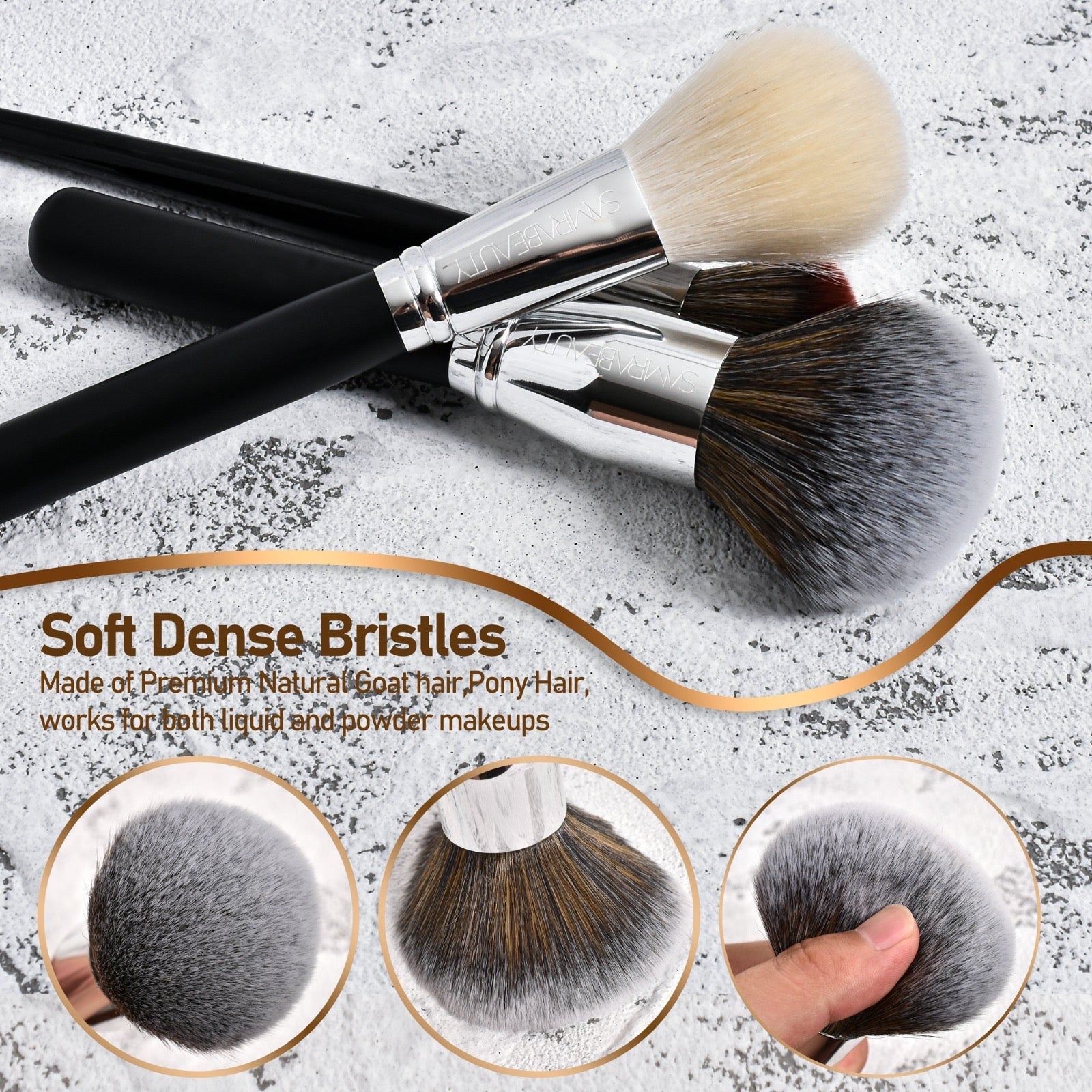 22 pcs Makeup Brushes Kit with holder - Medaid International