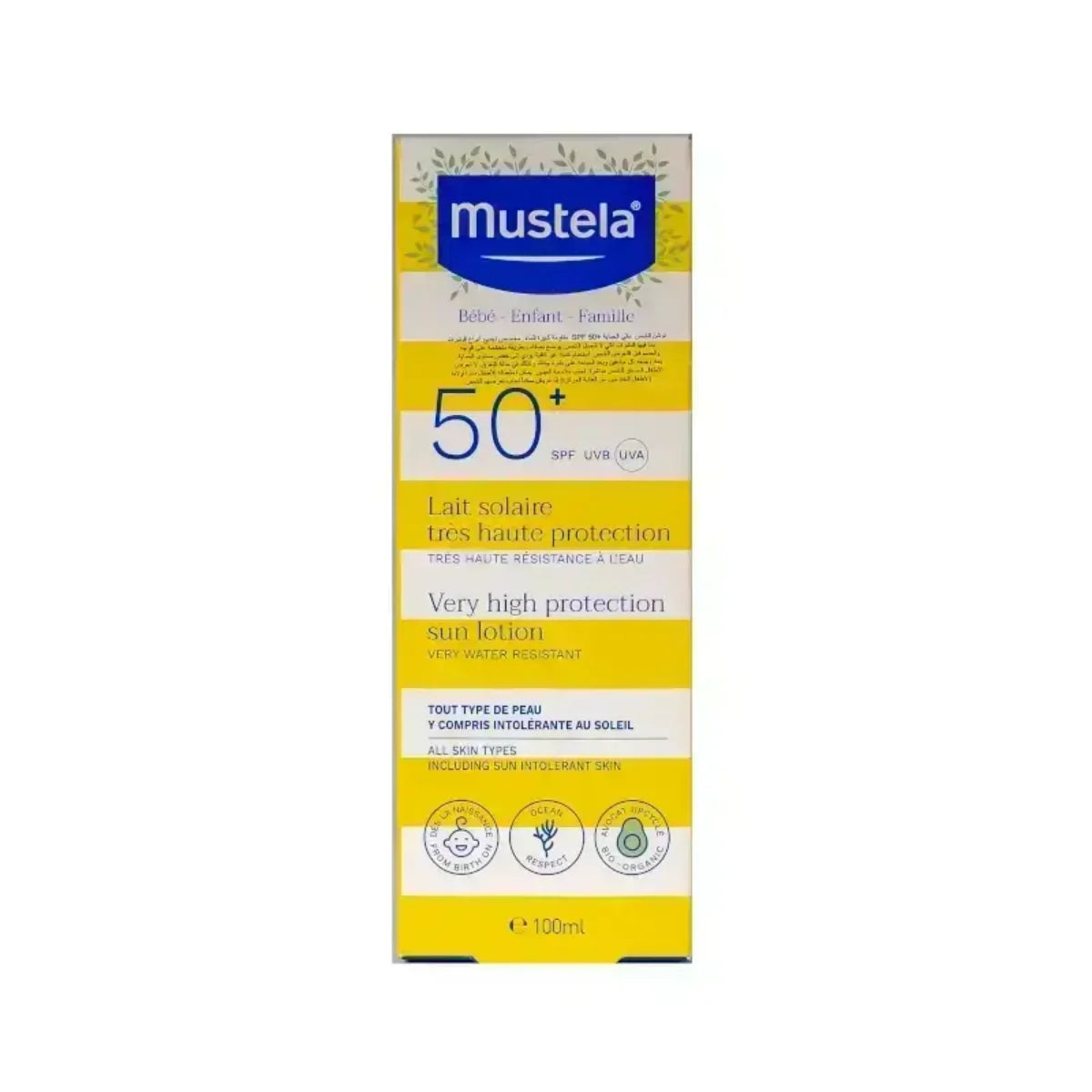 Mustela sun lotion spf50+ all skin types - Medaid