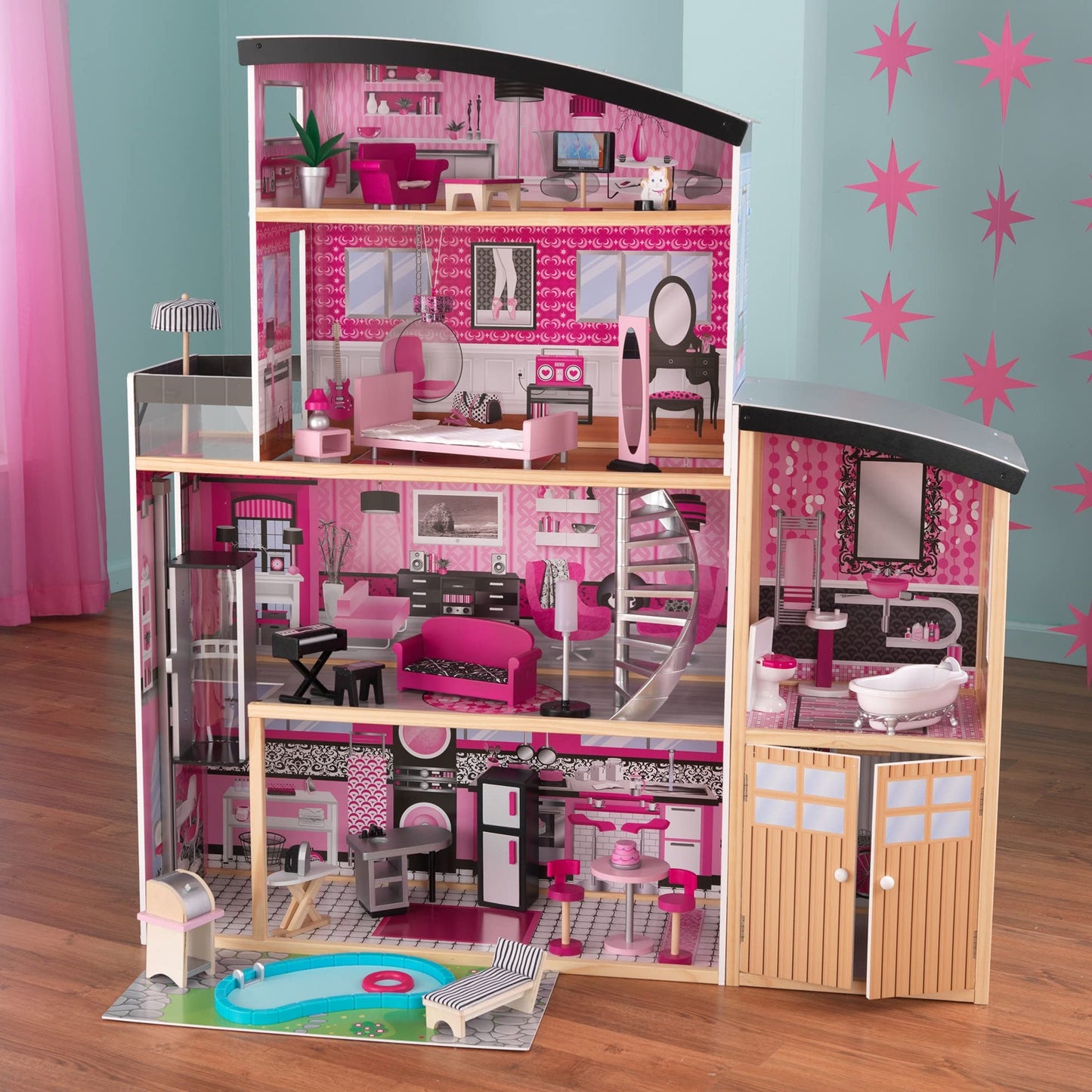 Shimmer Mansion Dollhouse By Kidkraft - Medaid International