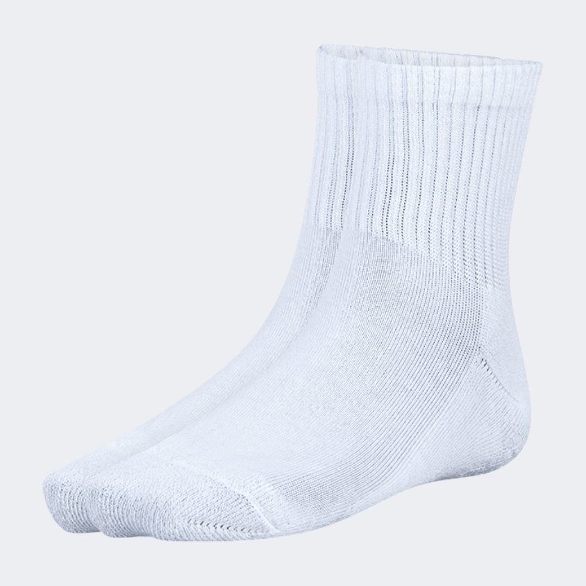 Top Ten Soft Unisex Lifestyle Socks White - Medaid International
