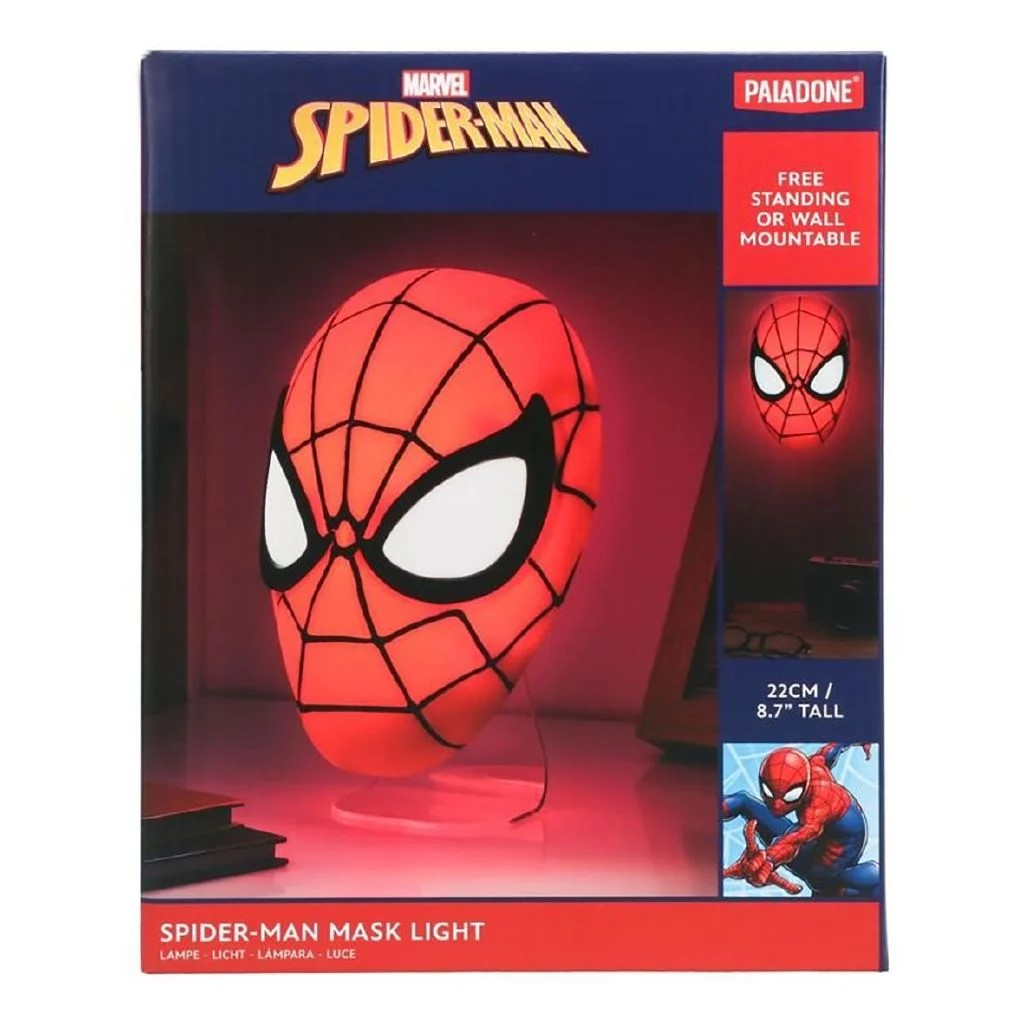 Spiderman Mask Light Lamp By Paladone - Medaid International