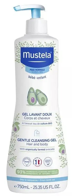 Mustela Gentle Cleansing Gel (750ml) - Medaid - Lebanon