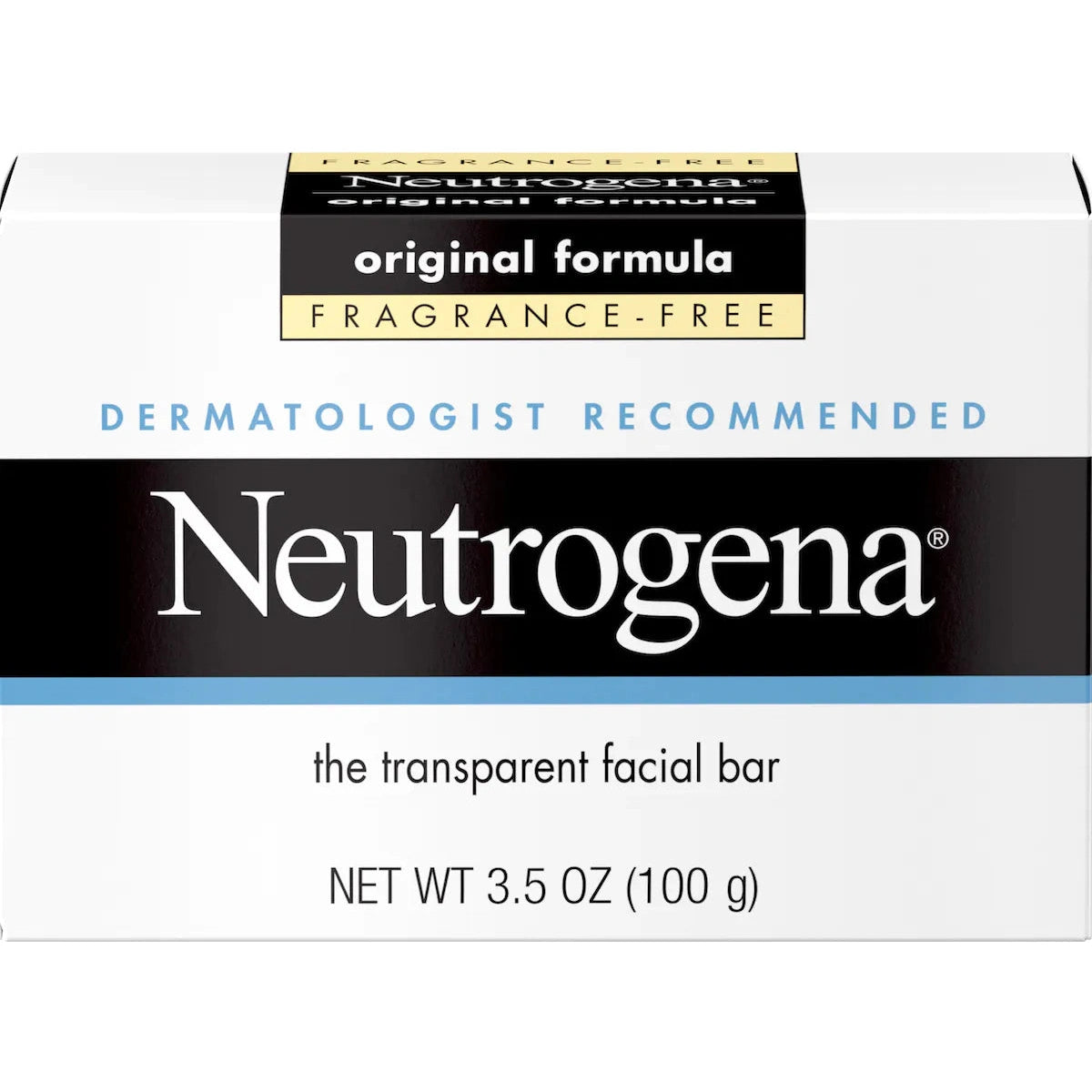 Neutrogena Original Amber Bar Facial Cleansing Bar - Medaid International
