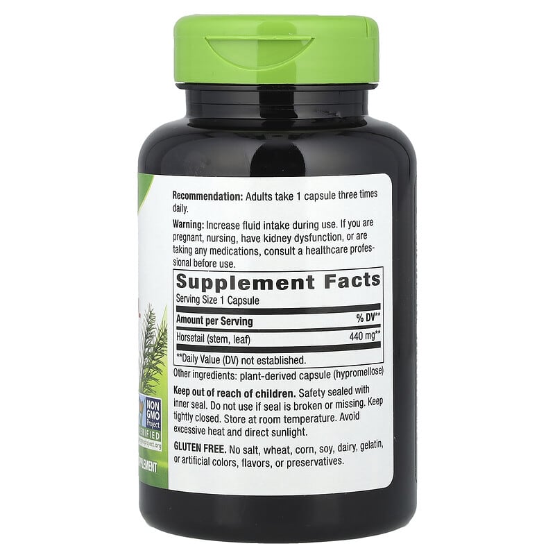 Nature's Way, Horsetail Grass, 440 mg, 100 Vegan Capsules - Medaid International