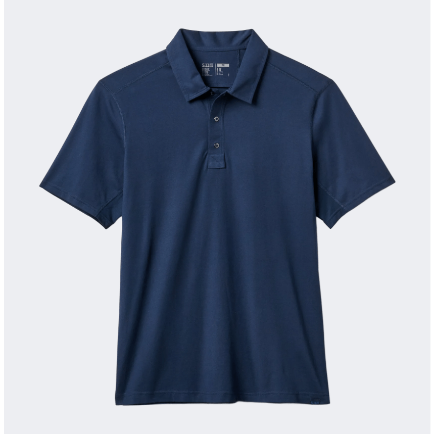 5-11 Archer Crest Men Tactical Polo Short Sleeve Pacific Navy - Medaid International