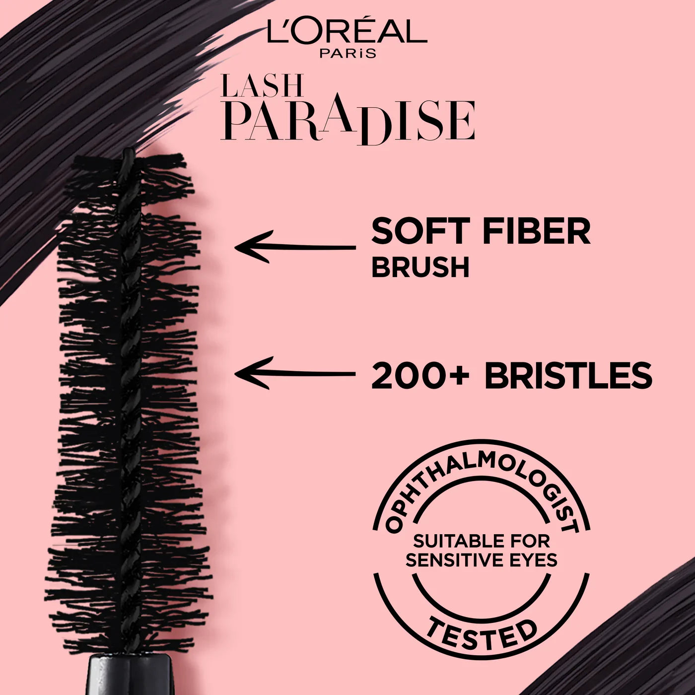 L'Oreal Paris Lash Paradise 24 Hour, Volumizing and Lengthening Black Mascara- Washable - Medaid International