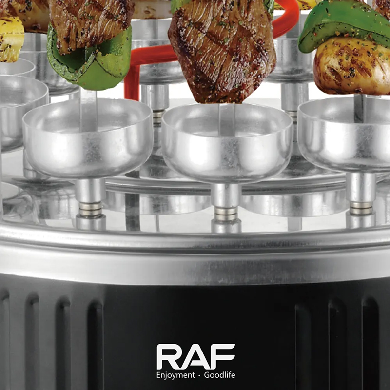 RAF Multifunctional Electric Grill Vertical Portable Rotating Barbecue 1500W R8628 - Medaid International