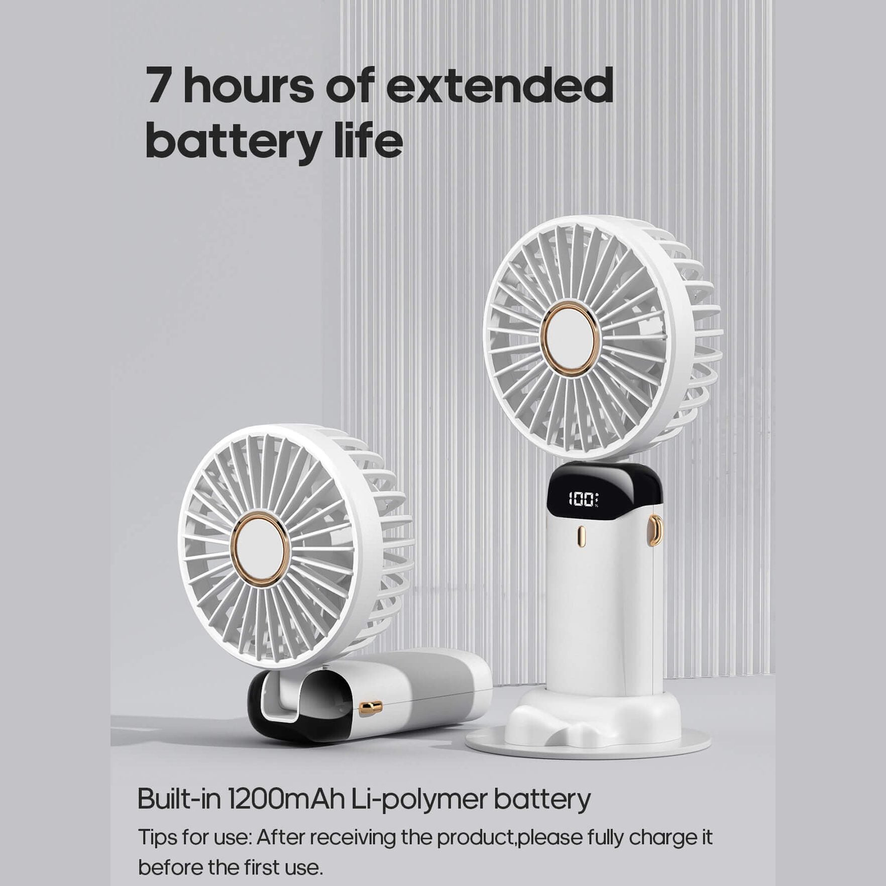Rechargeable Handheld Mini Fan - Medaid International