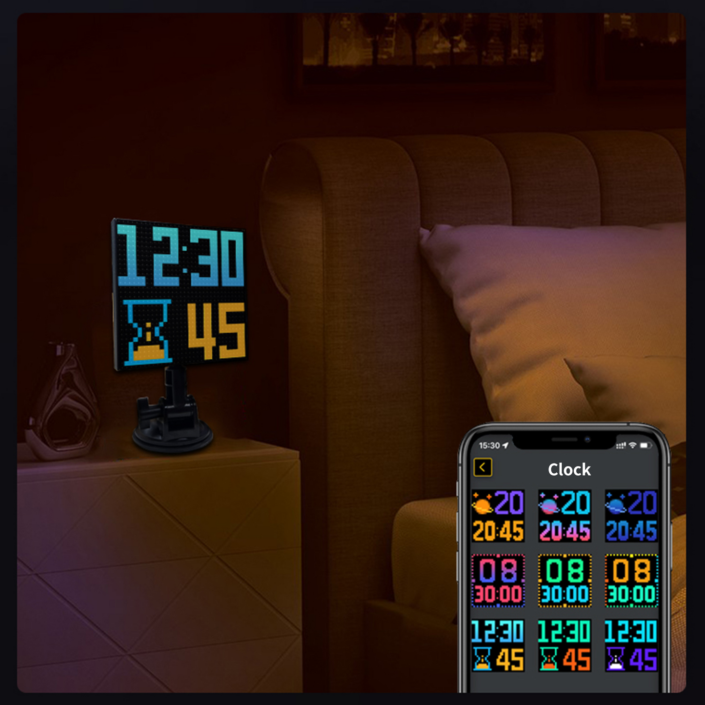 Car LED Smart Screen APP Control Full Color LED Screen Panel - Medaid International