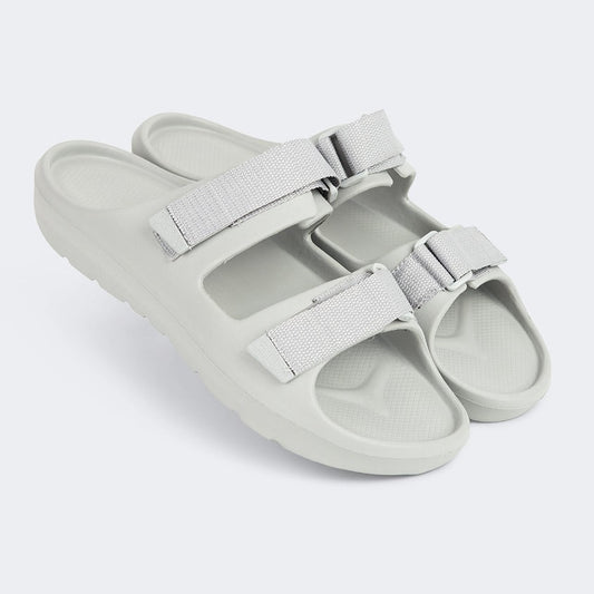 Oil And Gaz Comfortable Men Beach Slide Grey - Medaid International