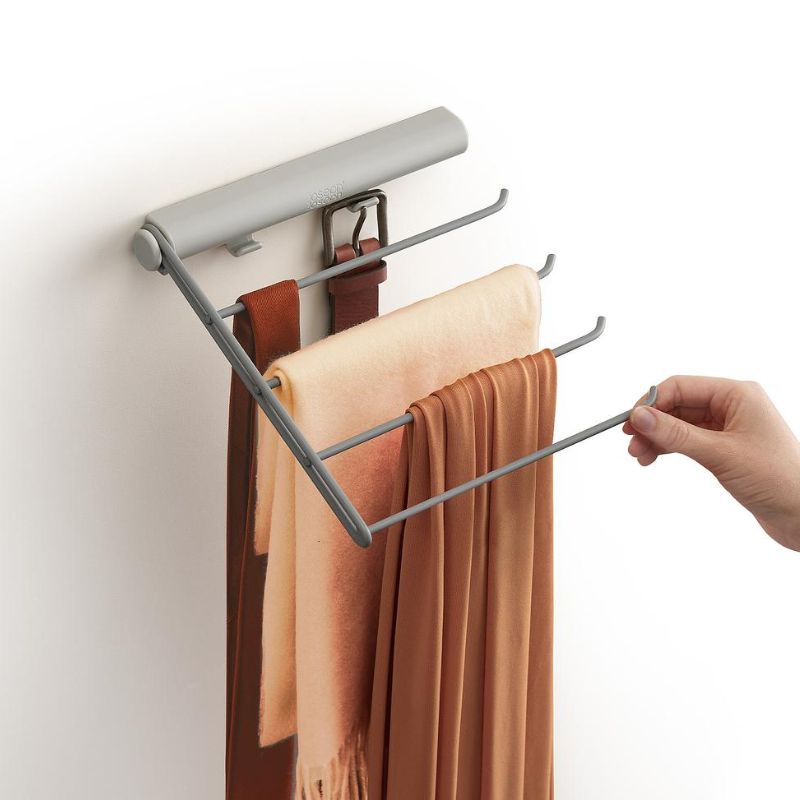 Joseph Joseph Orderly™ Ecru Belt, Tie & Scarf Hanging Rail - Medaid International