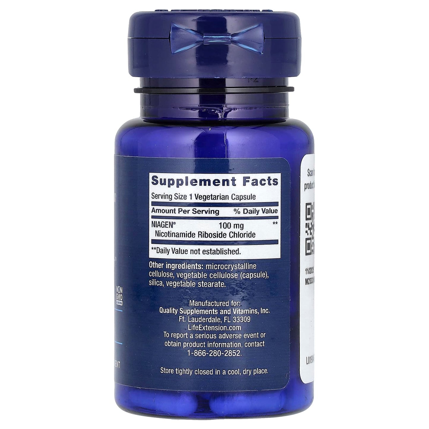 Life Extension, NAD+ Cell Regenerator, 100 mg, 30 Vegetarian Capsules - Medaid International