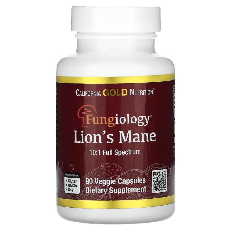 California Gold Nutrition, Lion's Mane, 90 PlantCaps - Medaid International