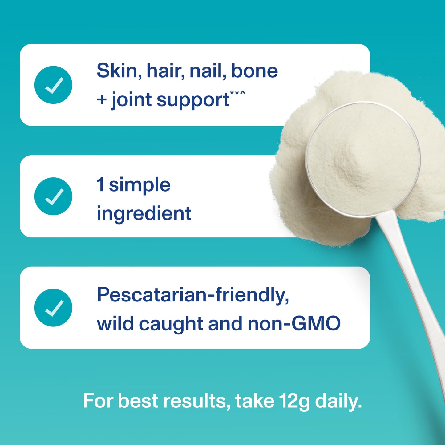 Vital Proteins Marine Collagen Peptides Powder Supplement for Skin Hair Nail Joint - Hydrolyzed Collagen - 12g per Serving - 7.8 oz Canister - Medaid International