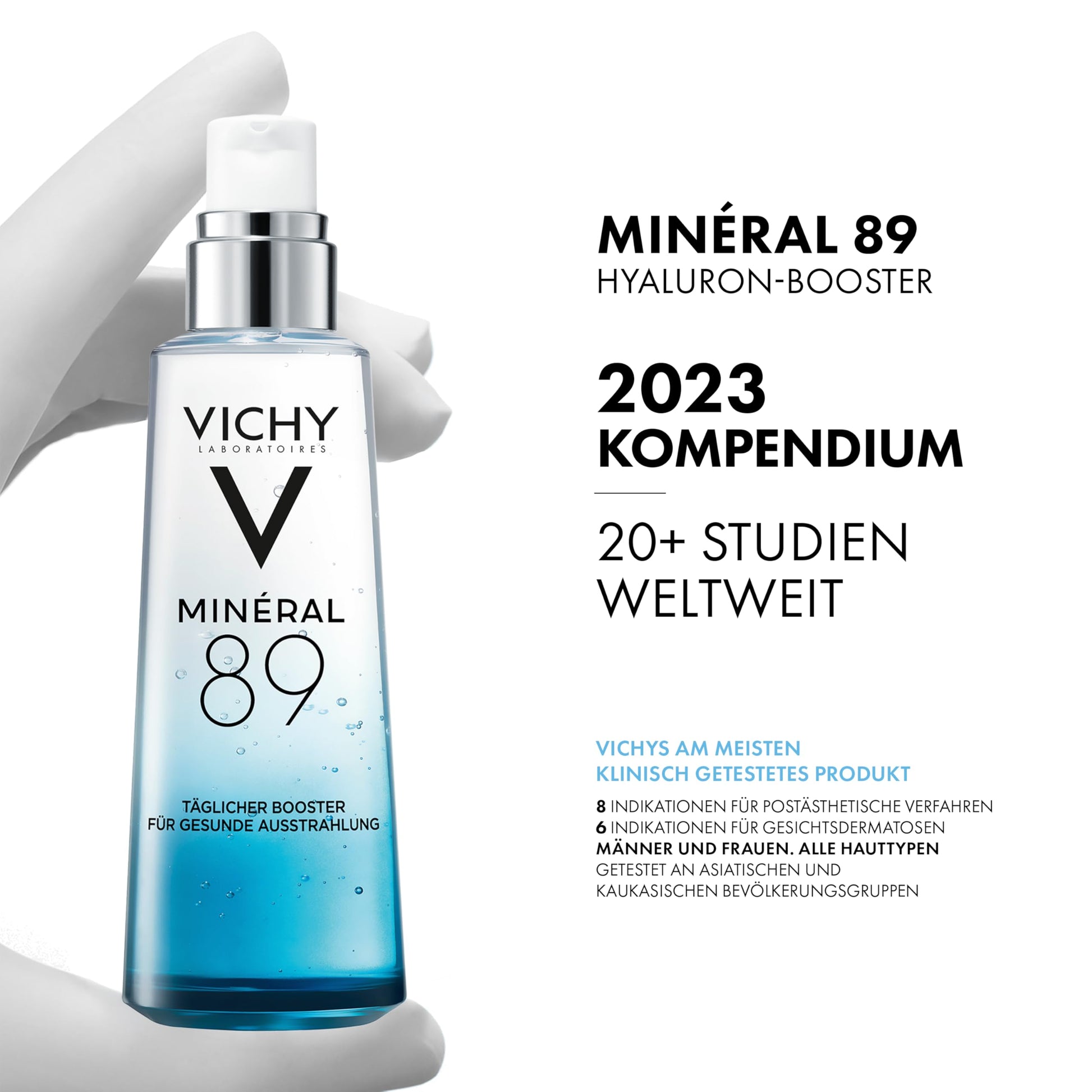 VICHY Laboratories Mineral 89 Fortifyng and Plumping Daily Booster for Unisex - 2.53 oz Booster - Medaid International