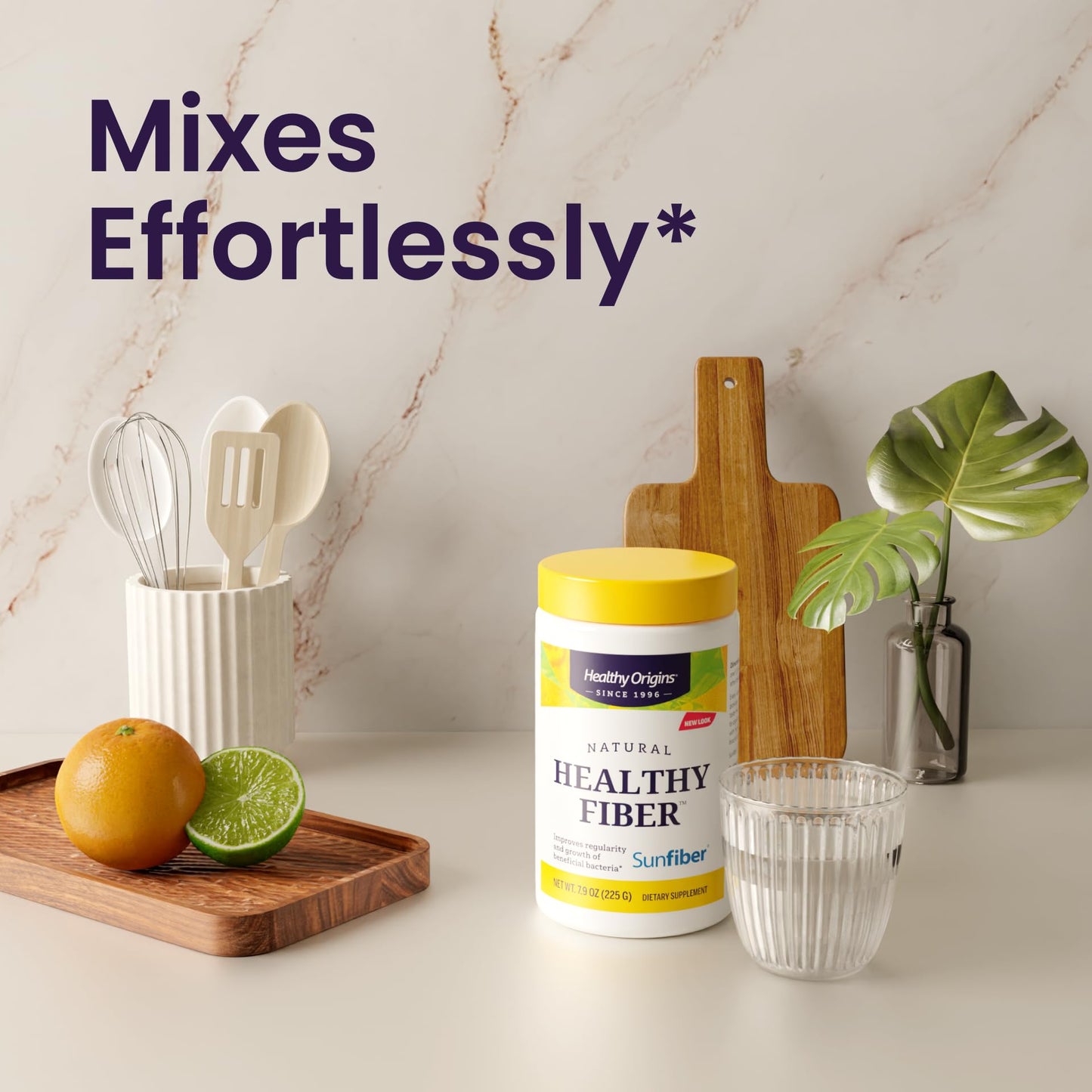 Healthy Origins Healthy Fiber (All Natural, Non-GMO, Gluten Free, Digestive Support, Prebiotic), 7.9 Ounce - Medaid International