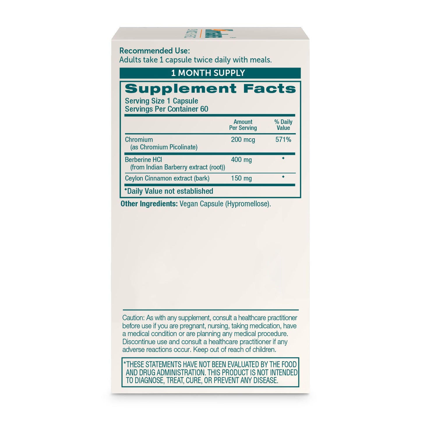 Himalaya Berberine with Ceylon Cinnamon - Herbal Supplement for Supporting Normal Metabolism, Immune, and Digestive Health - Vegan, Gluten Free, 60 Vegetarian Capsules - Medaid International