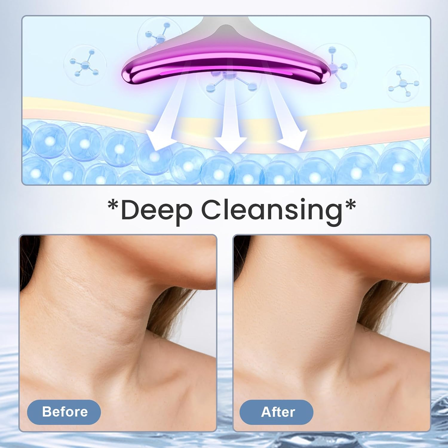 3 in 1 Vibration Face & Neck Massager ‚Äì Triple-Action Anti-Wrinkle Device for Skin Tightening, Lifting & Smoothing - Medaid International