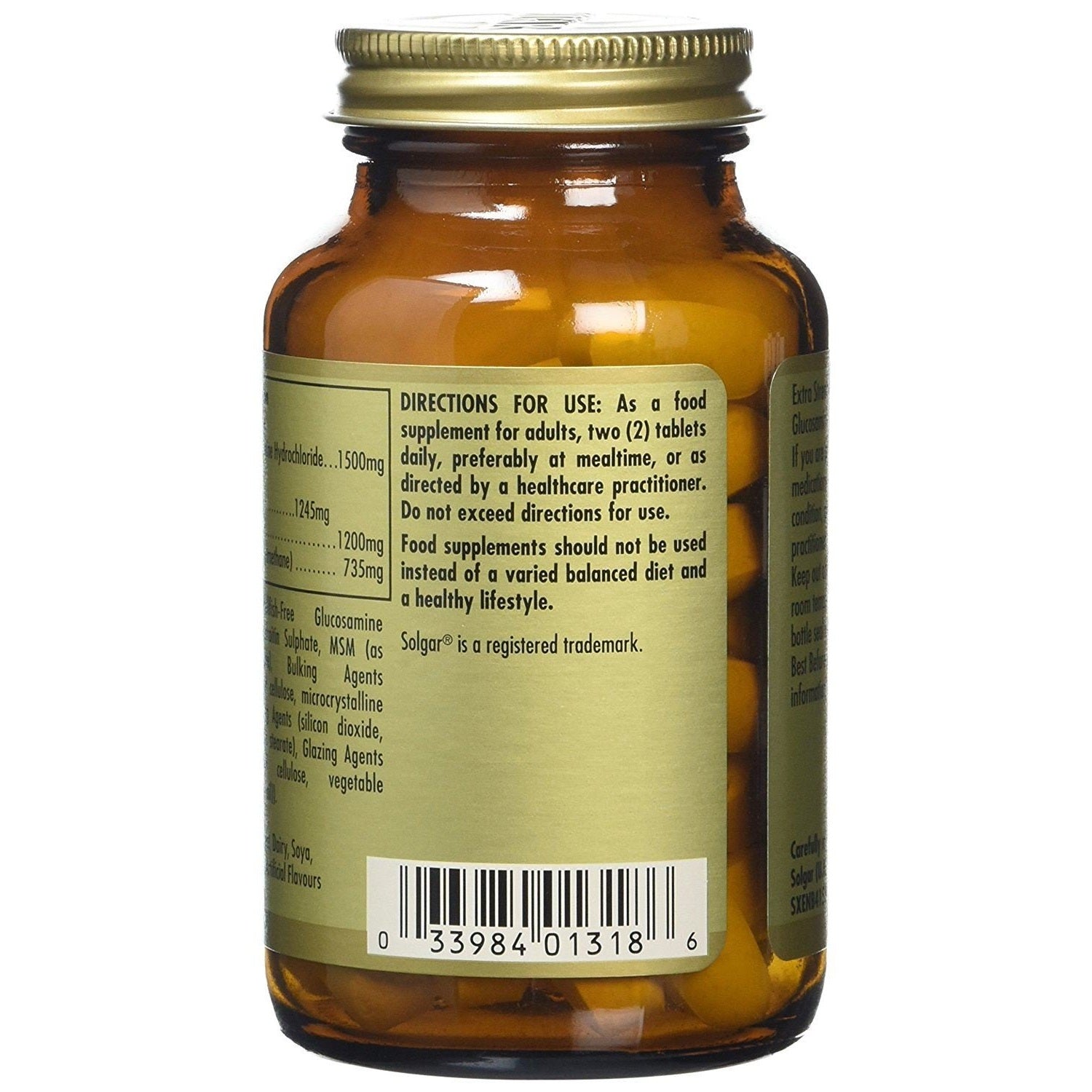 Solgar Triple Strength Glucosamine Chondroitin MSM, 60 Tablets - Promotes Healthy Joints, Supports Comfortable Movement - Shellfish Free - Gluten Free, Dairy Free - 30 Servings - Medaid International