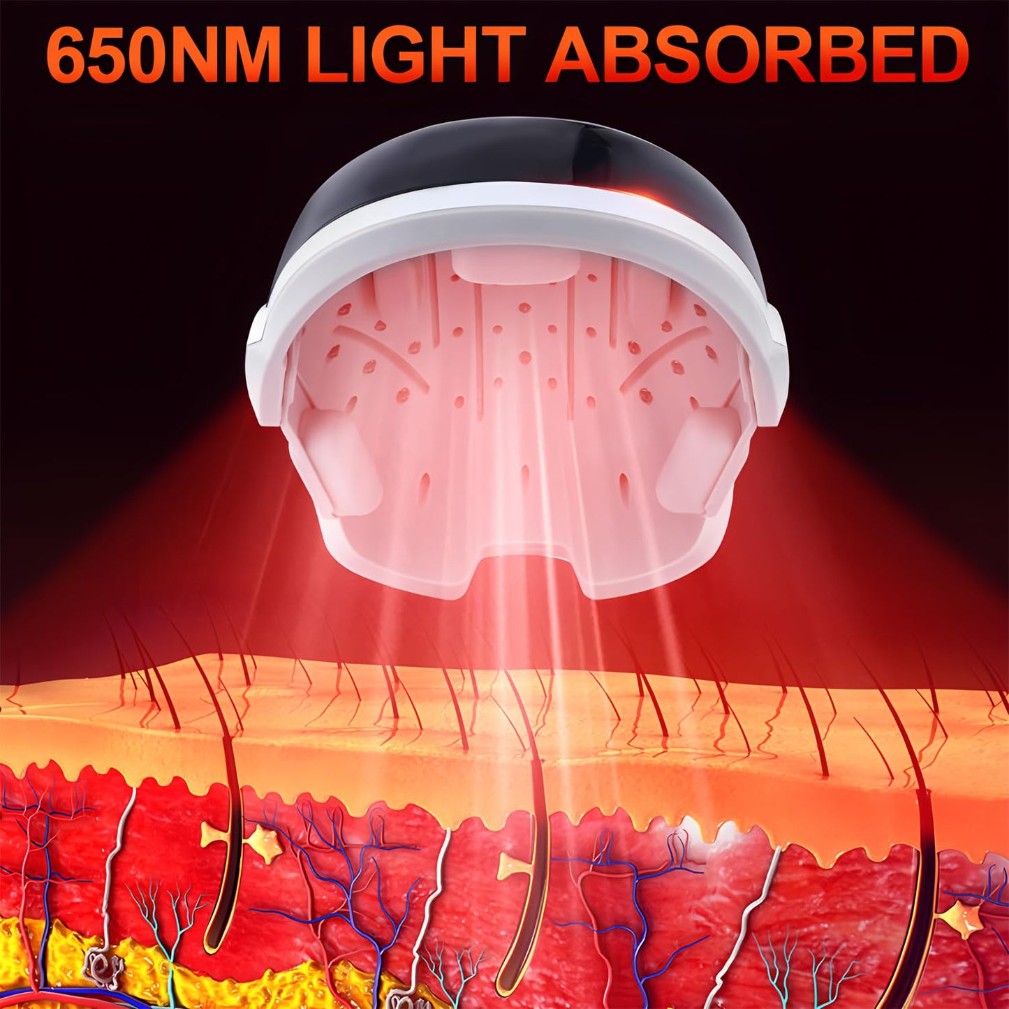 Hair Growth Device 26 LLLT+ 30 LED for Home Use - Medaid International