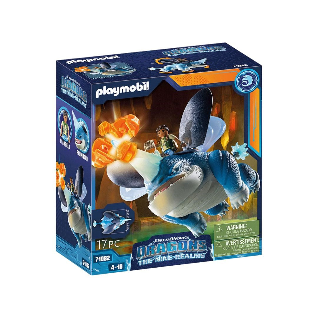 Playmobil Angelo & His Dragon Plowhorn - Medaid International