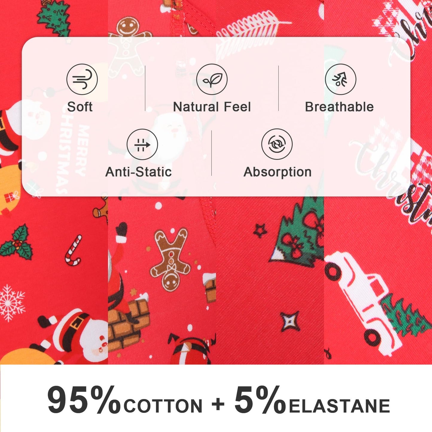 CONKEND Mens Boxer Briefs Cotton Underwear 6”no Ride up Regular Stretch Elastic Wide Band for Men 4 Pack L - Medaid International