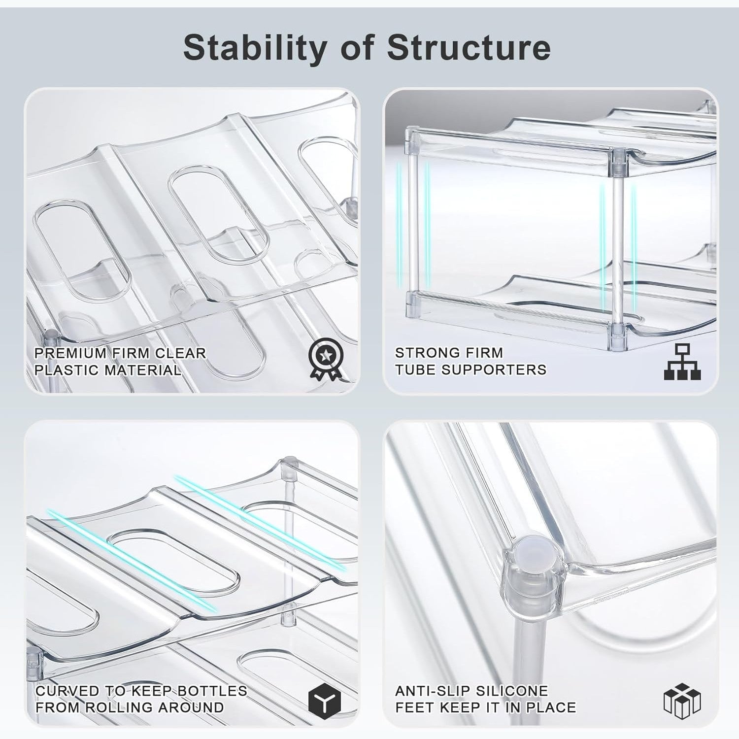 Water Bottles Organizer Stand - Medaid International