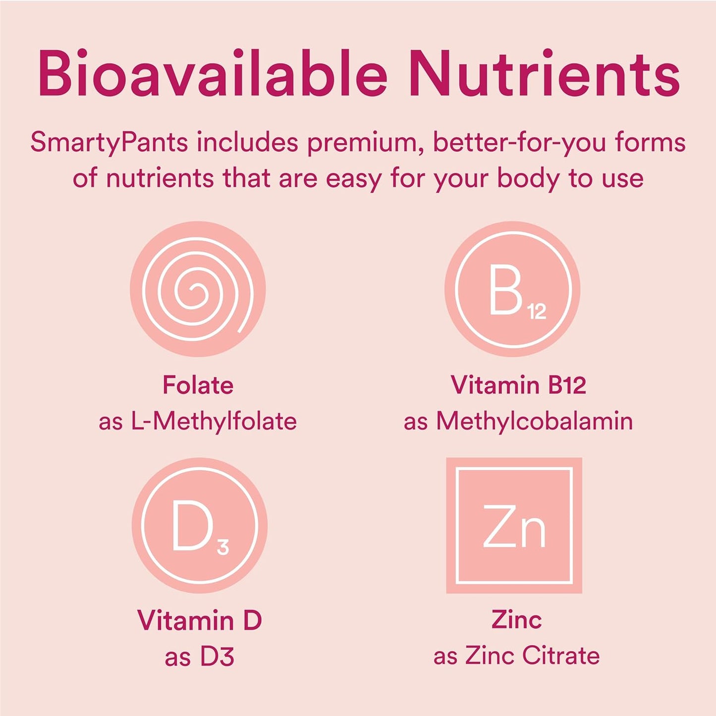 SmartyPants Women's Multivitamin Gummies, Sugar Free: Biotin, Methylfolate, Omega 3 (ALA), Vitamin D3, C, Vitamin B12, B6, Vitamin A, K & Zinc, Gluten Free, 60 Count (20 Day Supply) - Medaid - Lebanon