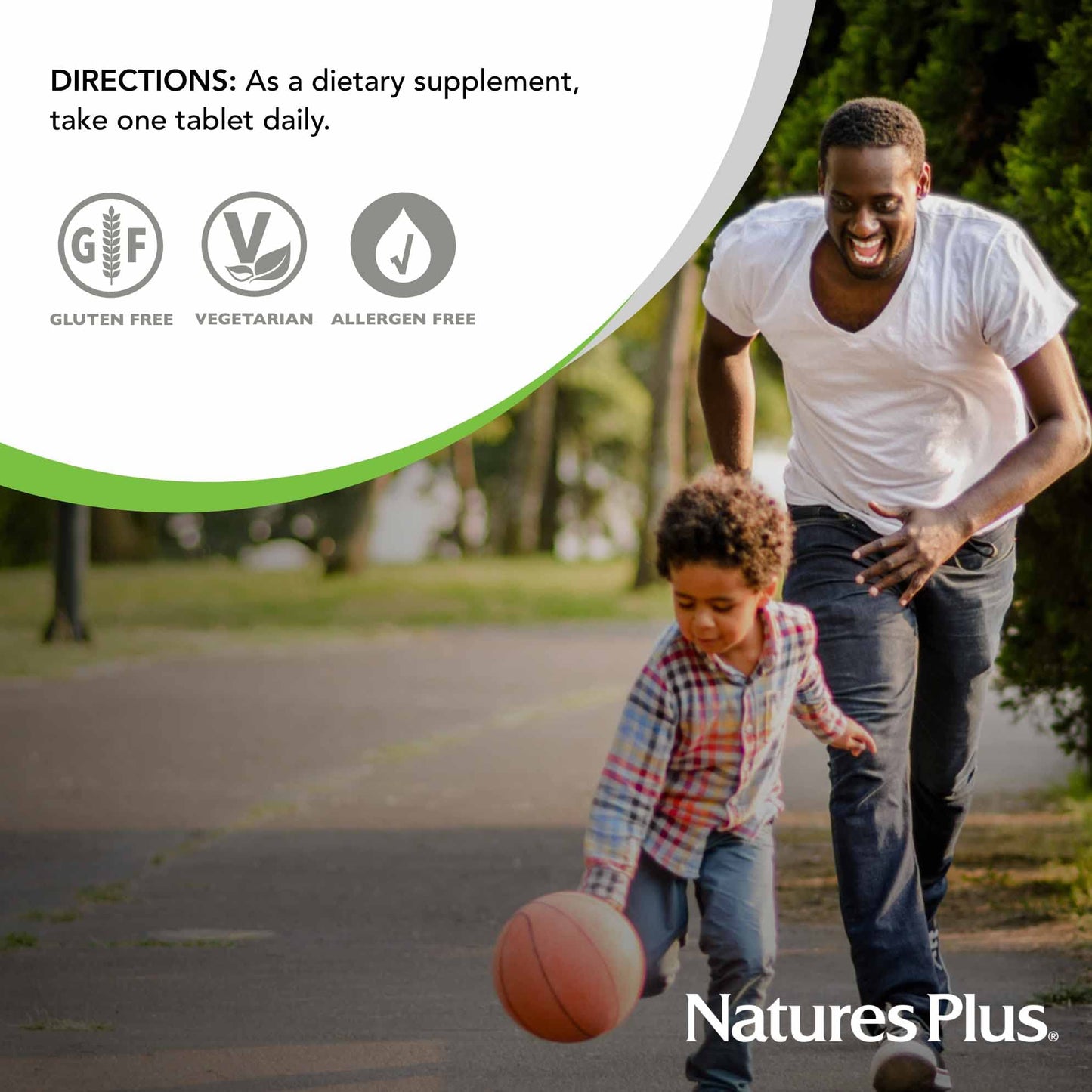 Natures Plus Vitamin B1 (Thiamin HCI), Sustained Release - 300 mg, 90 Vegetarian Tablets - Gluten-Free - 90 Servings - Medaid International