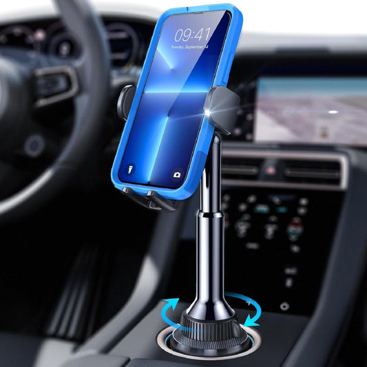LISEN Cup Phone Holder [No Shaking] Phone Holder for Car, 360 Adjustable iPhone Holder for Car Accessories for Women Truck Jeep Golf for iPhone 17 Pro Max 16 15 14 13 Samsung S25 All 4-7'' Phone - Medaid International