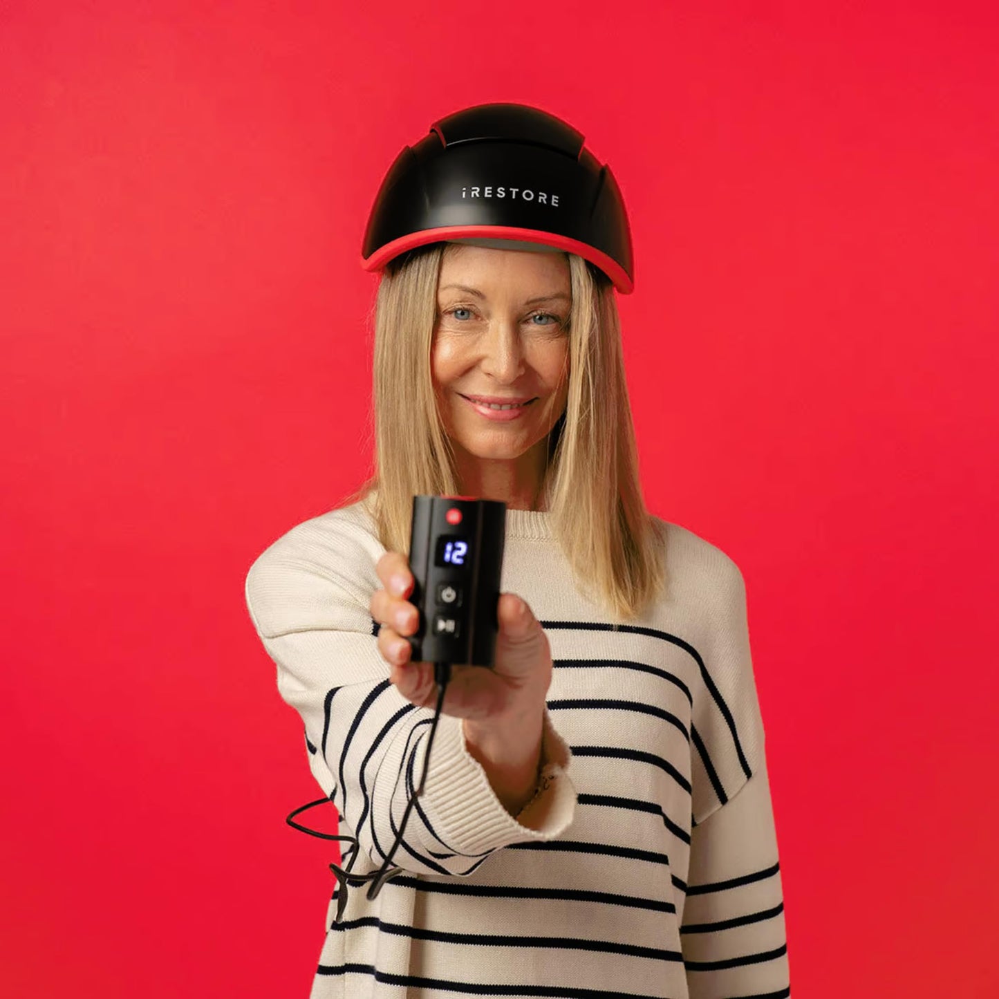 iRestore Elite Rechargeable Battery Pack to be Used with The Elite Laser Hair Growth Device, for Mobility, Two Weeks of Use Per Charge - Medaid International