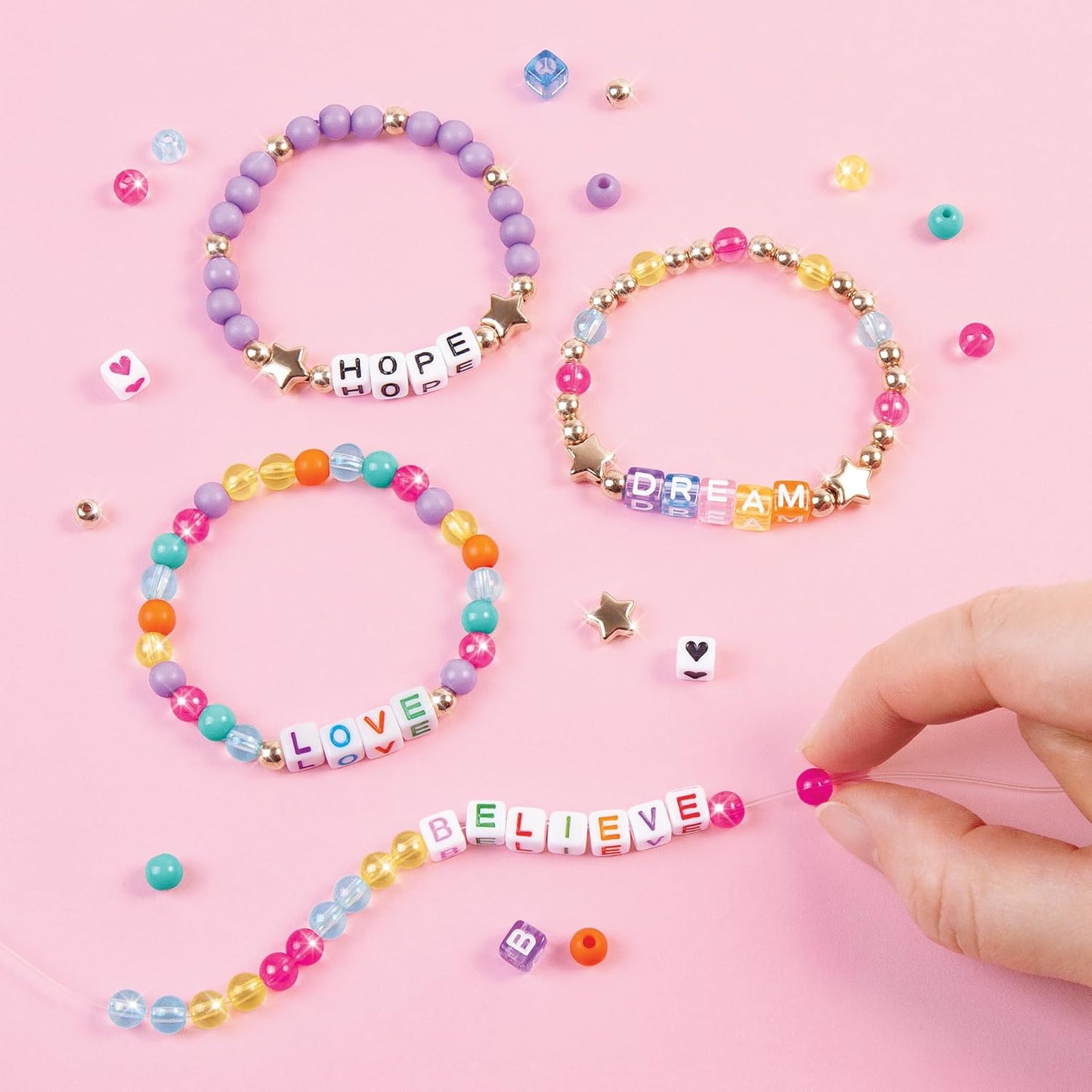 Alphabet Bead Bracelet Set - 1008pc DIY Jewelry Kit - Medaid International