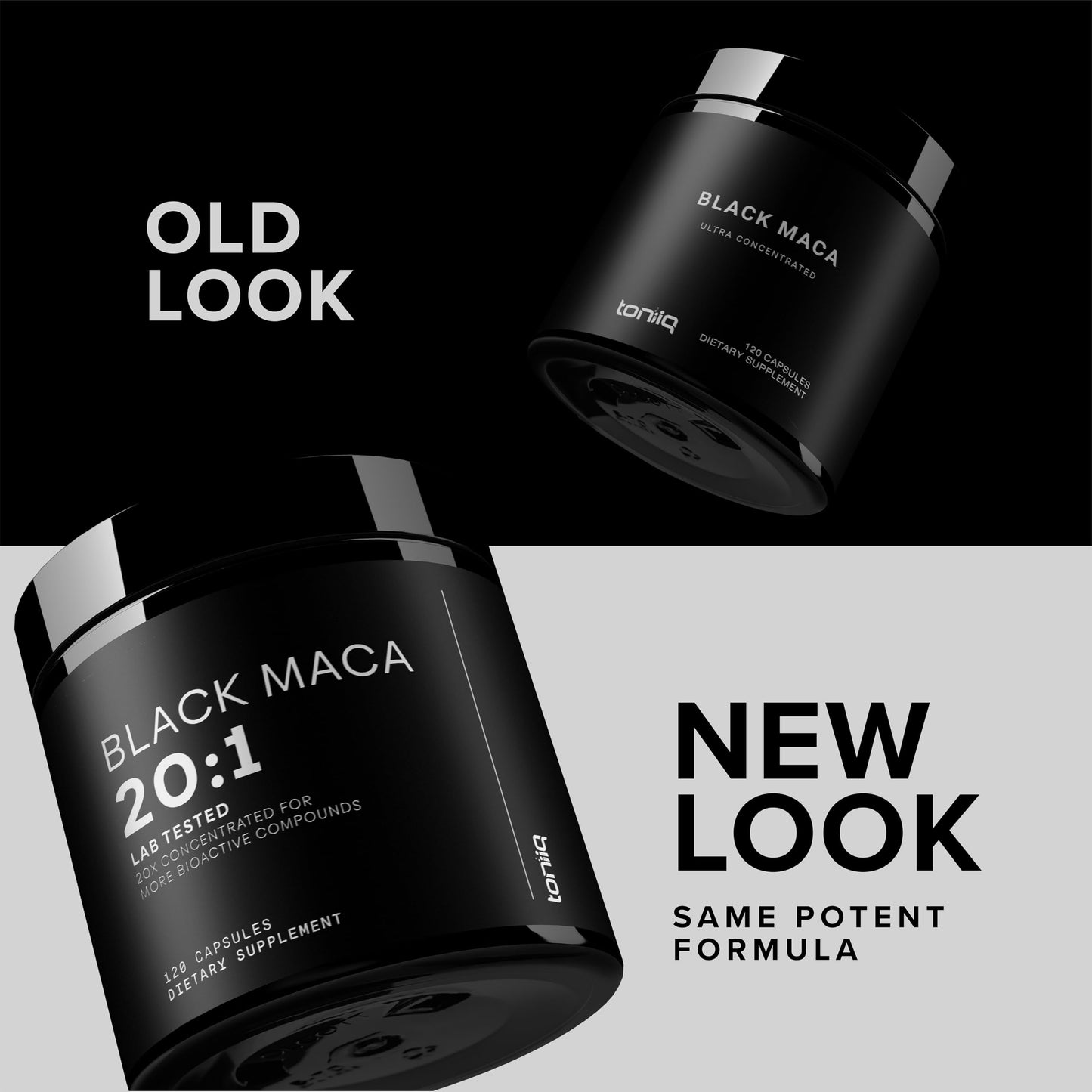 Black Maca Root - Ultra High Potency 20:1 Extract - Single Origin, Wildcrafted & Highly Concentrated - Third-Party Lab Tested - 120 Capsules - Medaid International