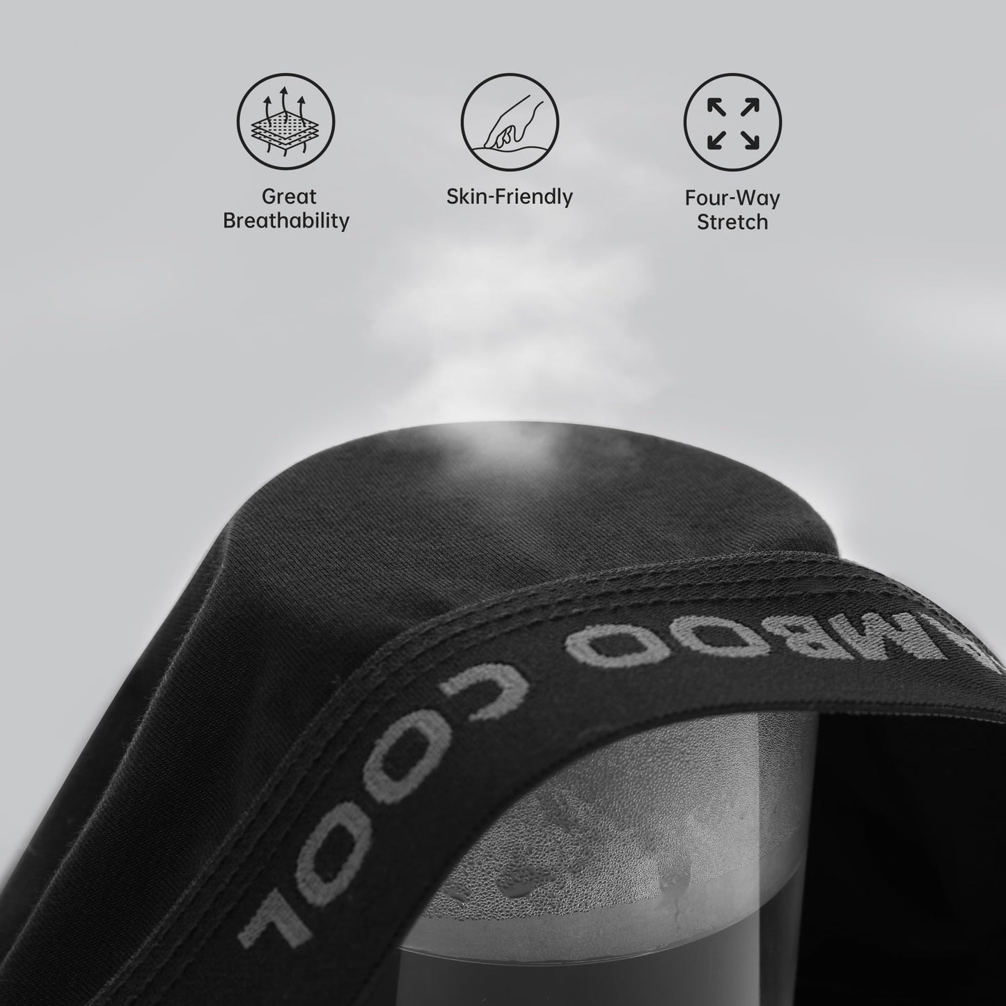 BAMBOO COOL Men's Ultra Breathable Underwear,No Riding Up Boxer Briefs with ComfortFlexible Waistband,Multipack - Medaid International