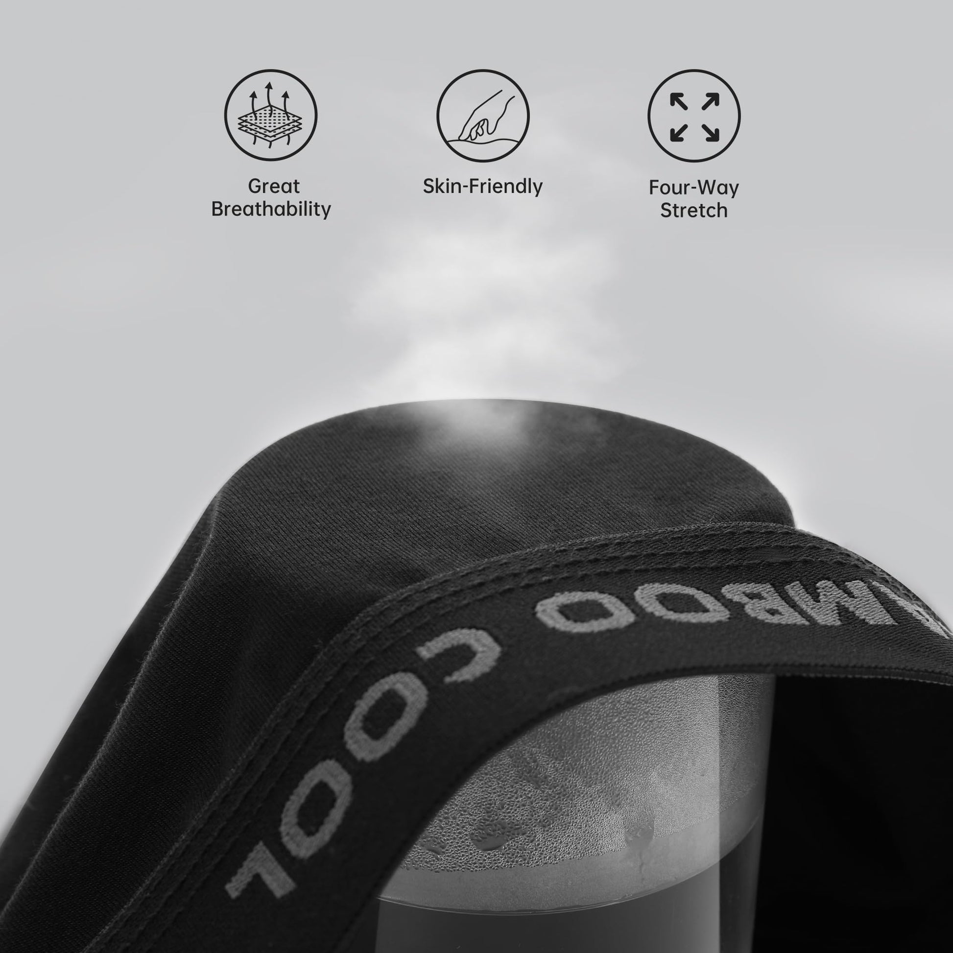 BAMBOO COOL Men's Ultra Breathable Underwear,No Riding Up Boxer Briefs with ComfortFlexible Waistband,Multipack - Medaid International