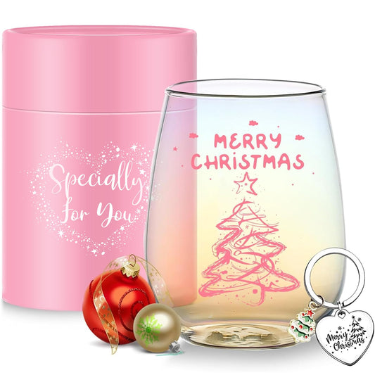 Funny Christmas Gifts: Tree Mugs, Wine Glasses & Stocking Stuffers - Kawaii White Elephant Gifts for Women, Moms, Friends & Sisters - Medaid International