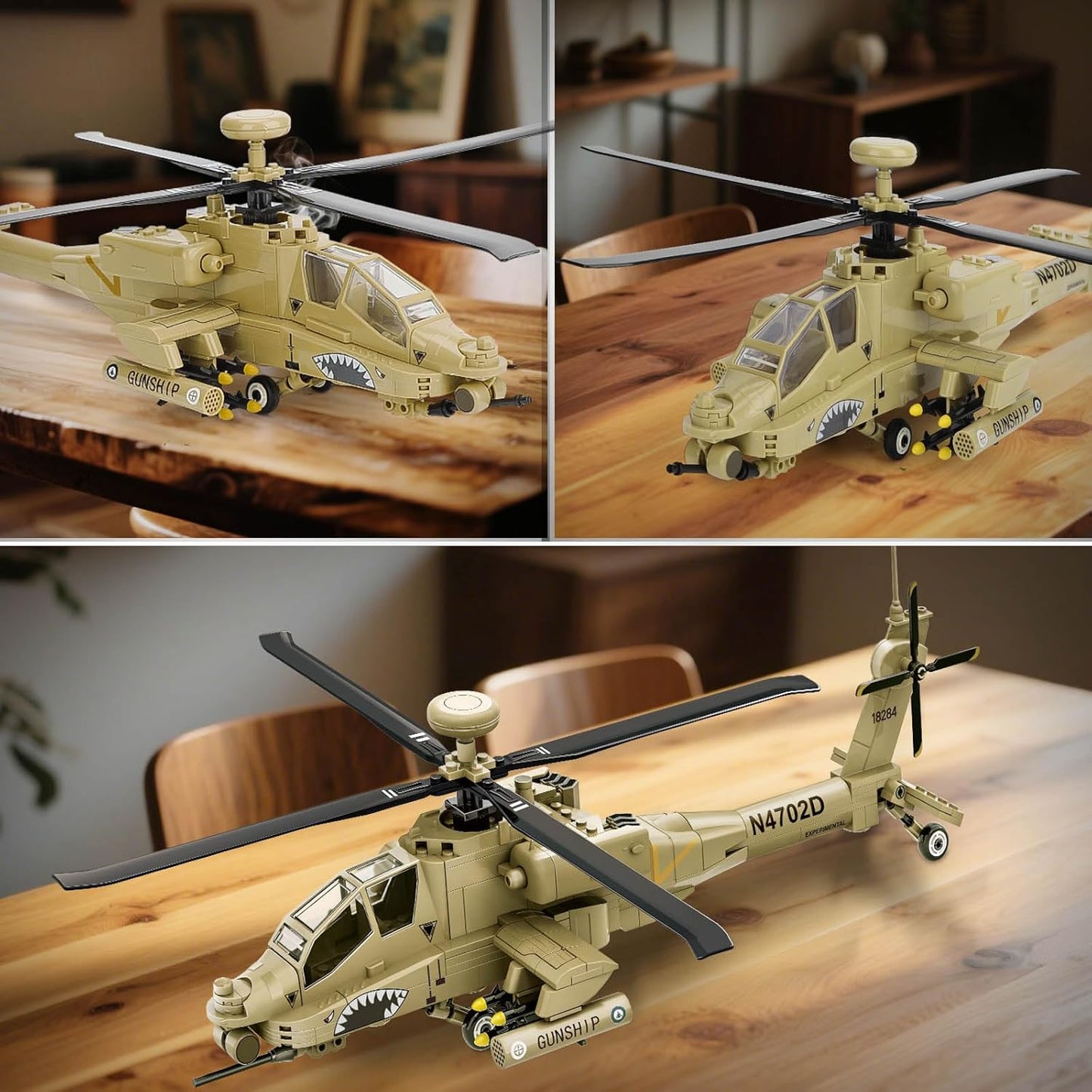 Military Helicopter 3D Puzzle - Medaid International