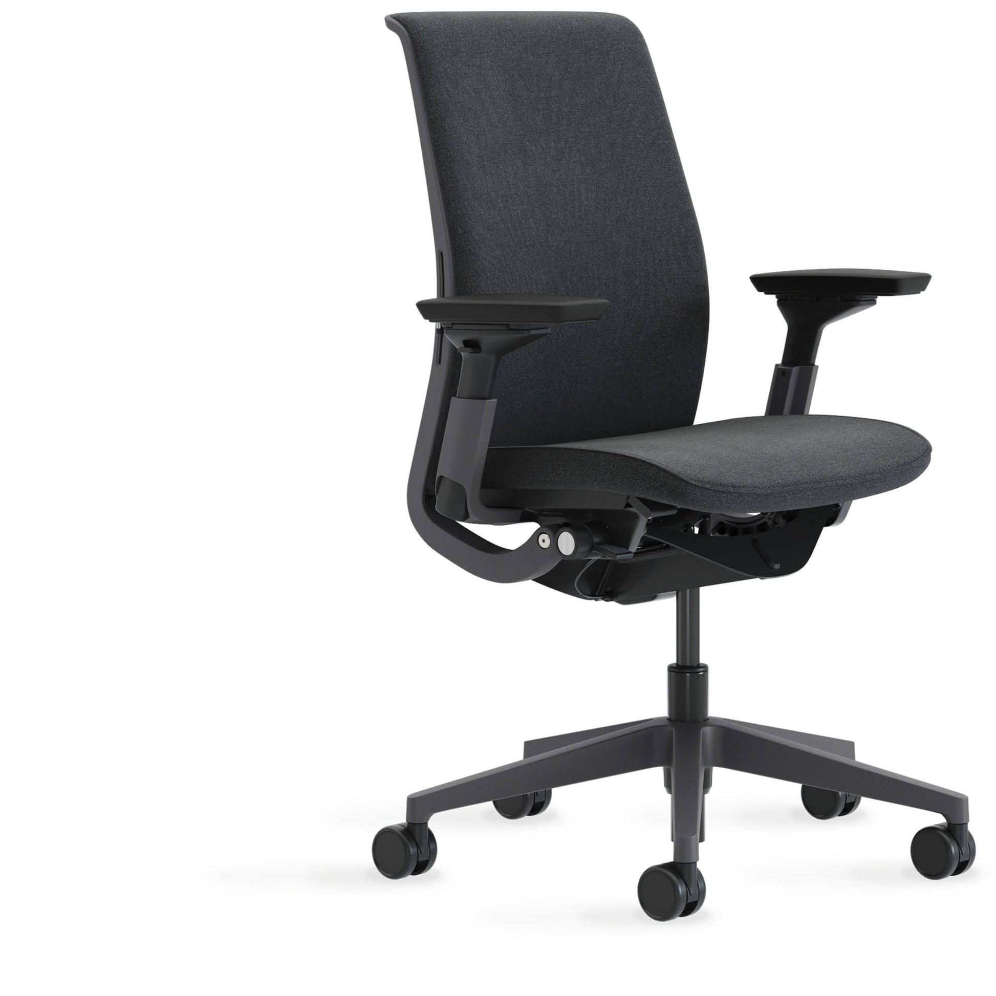 Steelcase Think Chair - Sophisticated, Multi-User Chair - Five Points of Adjustability - Ergonomic Office Chair - Spine Comfort - Lumbar Support - Adjustable Arms - Black - Medaid International