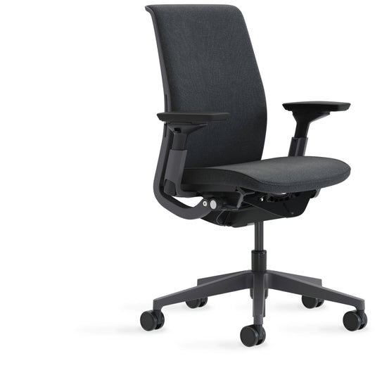Steelcase Think Chair - Sophisticated, Multi-User Chair - Five Points of Adjustability - Ergonomic Office Chair - Spine Comfort - Lumbar Support - Adjustable Arms - Black - Medaid International