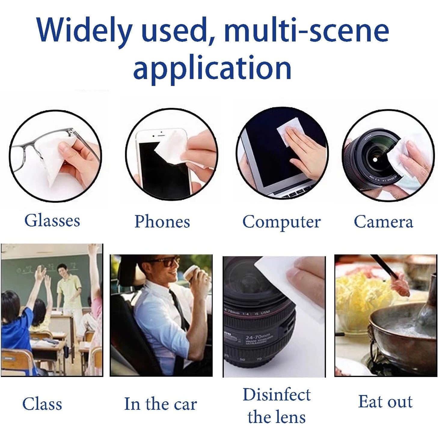 Lenses Anti-Fogging Wipes (100 wipes) - Medaid International