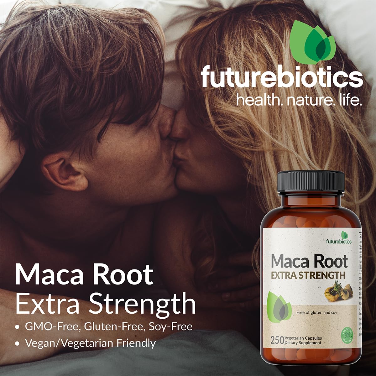 Futurebiotics Maca Root Extra Strength Supports Energy, Stamina & Reproductive Health, Non-GMO, 120 Vegetarian Capsules - Medaid International