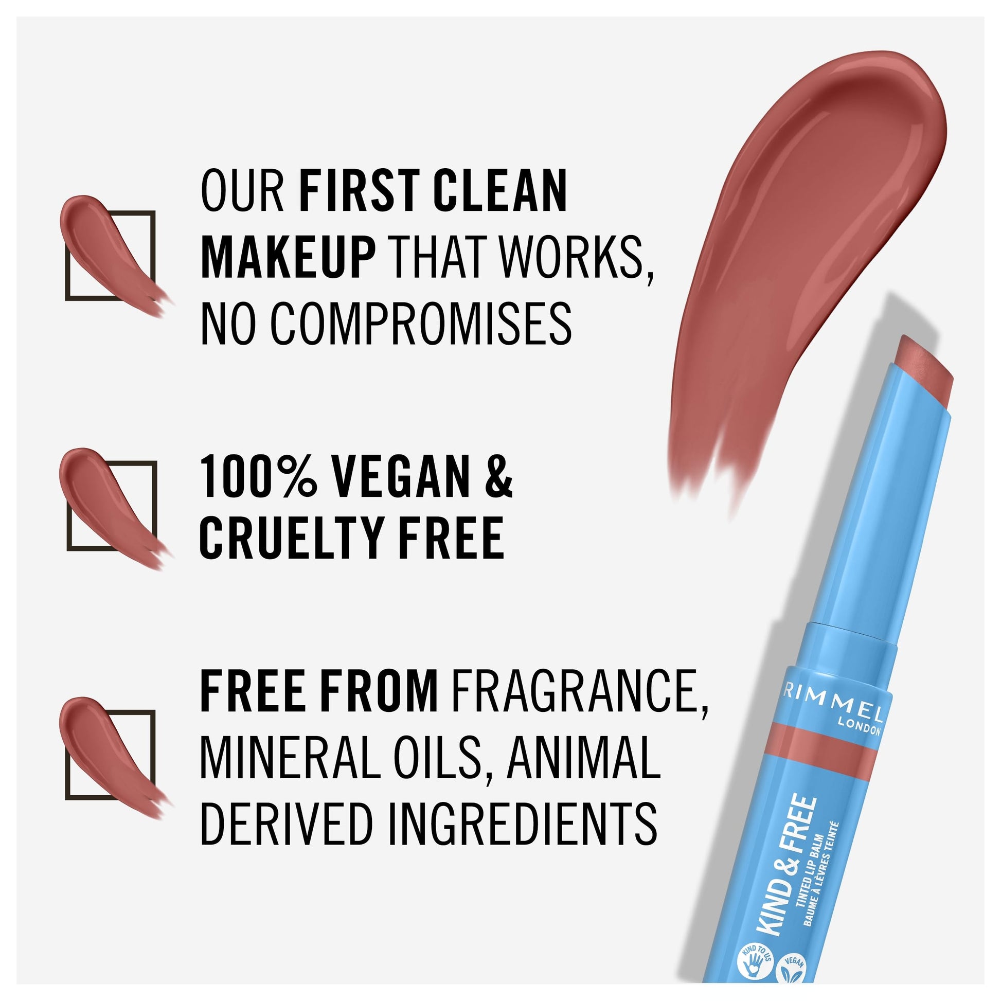 Rimmel Kind & Free Tinted Lip Balm - Medaid