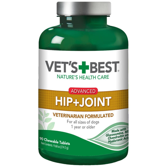 Vet's Best Advanced Hip & Joint Dog Supplements | Formulated with Glucosamine and Chondroitin to Support Dog Joint and Cartilage Health (3165810242)