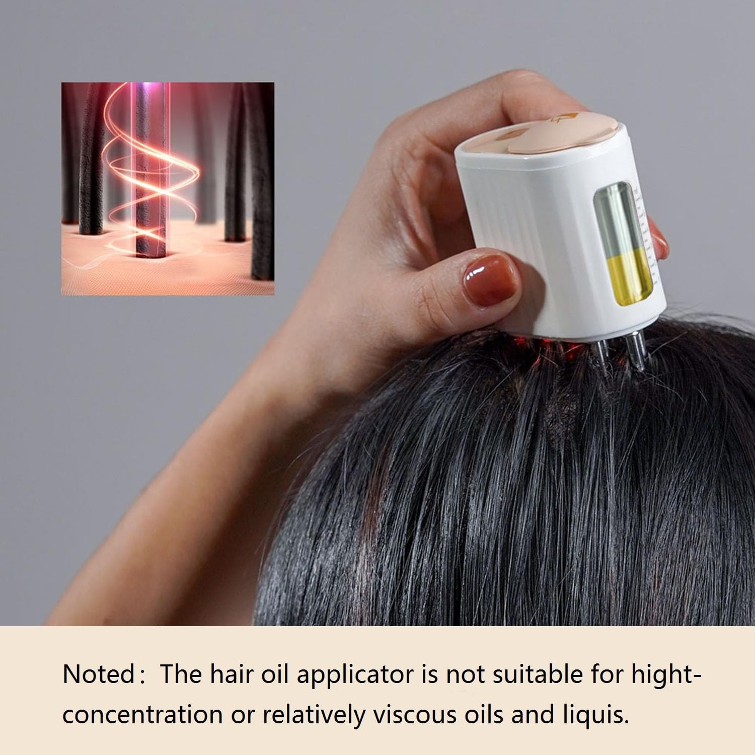 2 in 1 Electric Hair Oil Applicator and Scalp Massager - Medaid International