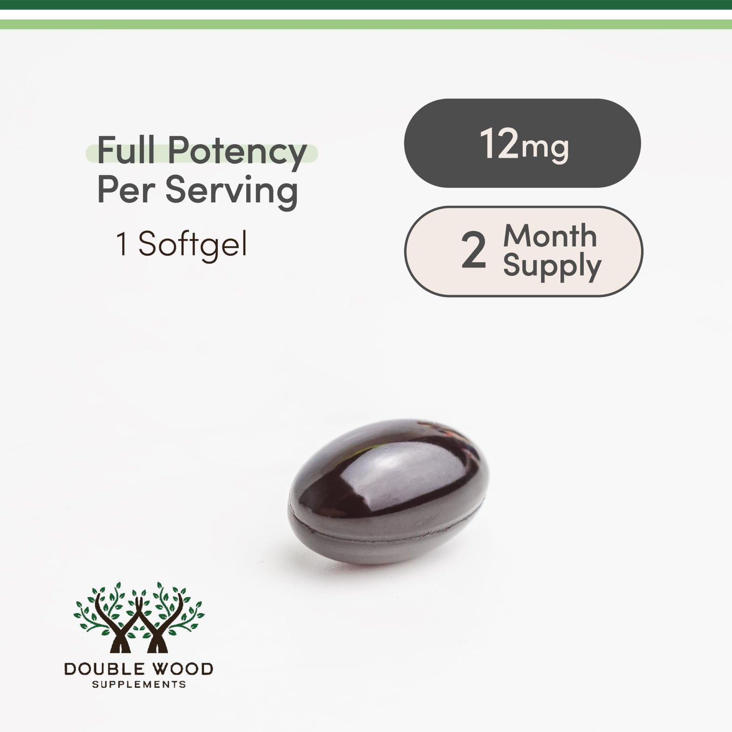 Astaxanthin 12mg Max Strength (Only Patented Astaxanthin (Astrareal) with 70+ Human Clinical Trials - World's Most Studied Brand) Grown, Harvested, and Made in The USA (Astaxantina) by Double Wood - Medaid International